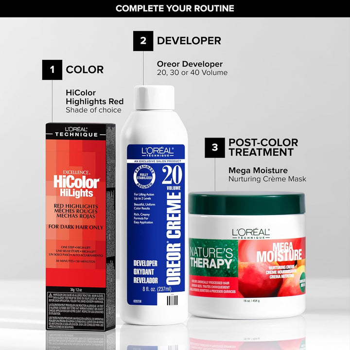 LOREAL Excel HICOLOR Hilights magenta 34 G Gewicht 35 ml (1er Pack), 35 ml (1er Pack)