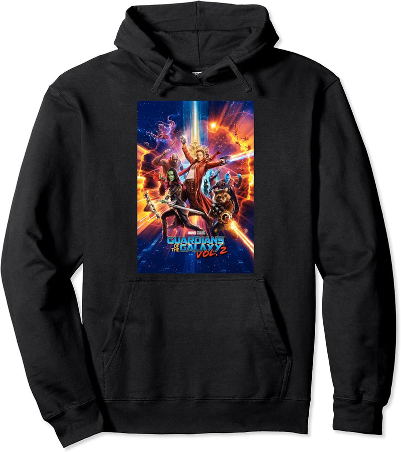 Marvel Guardians Of The Galaxy Vol. 2 Poster Pullover Hoodie