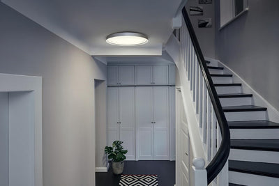 Ledvance LED Wand- und Deckenleuchte, flache Leuchte mit Bewegungsmelder für Innen, Betriebsarten pe
