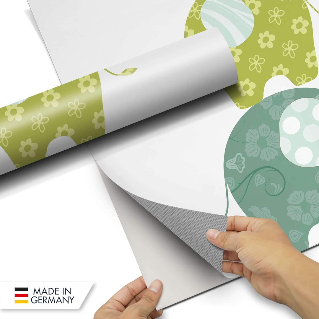 Möbelfolie für Kinder und Baby-Zimmer - Deko passend für IKEA Malm Kommode I Wickelkommode Möbelaufk