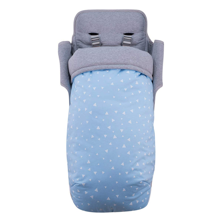 JYOKO KIDS Fusssack Kompatibel mit Maclaren Blue Sparkles BAUMWOLLE, Blue Sparkles BAUMWOLLE