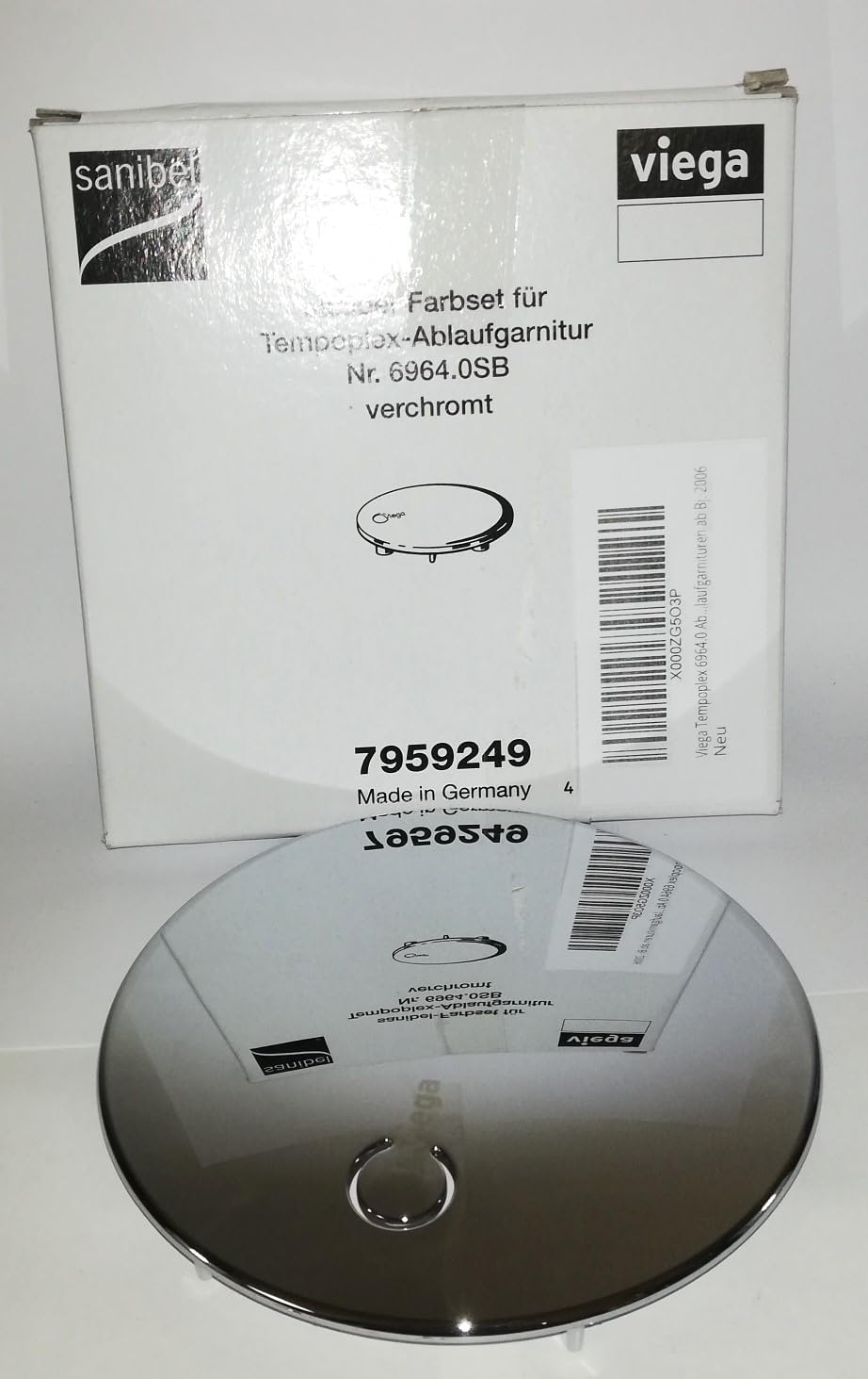 Viega Tempoplex 6964.0 Abdeckhaube für Ablaufgarnituren ab Bj. 2006