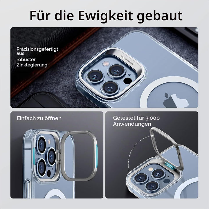 ESR für iPhone 13 Pro Hülle, Kompatibel mit MagSafe, Kamera Ständer Handyhülle iPhone 13 Pro Case, M