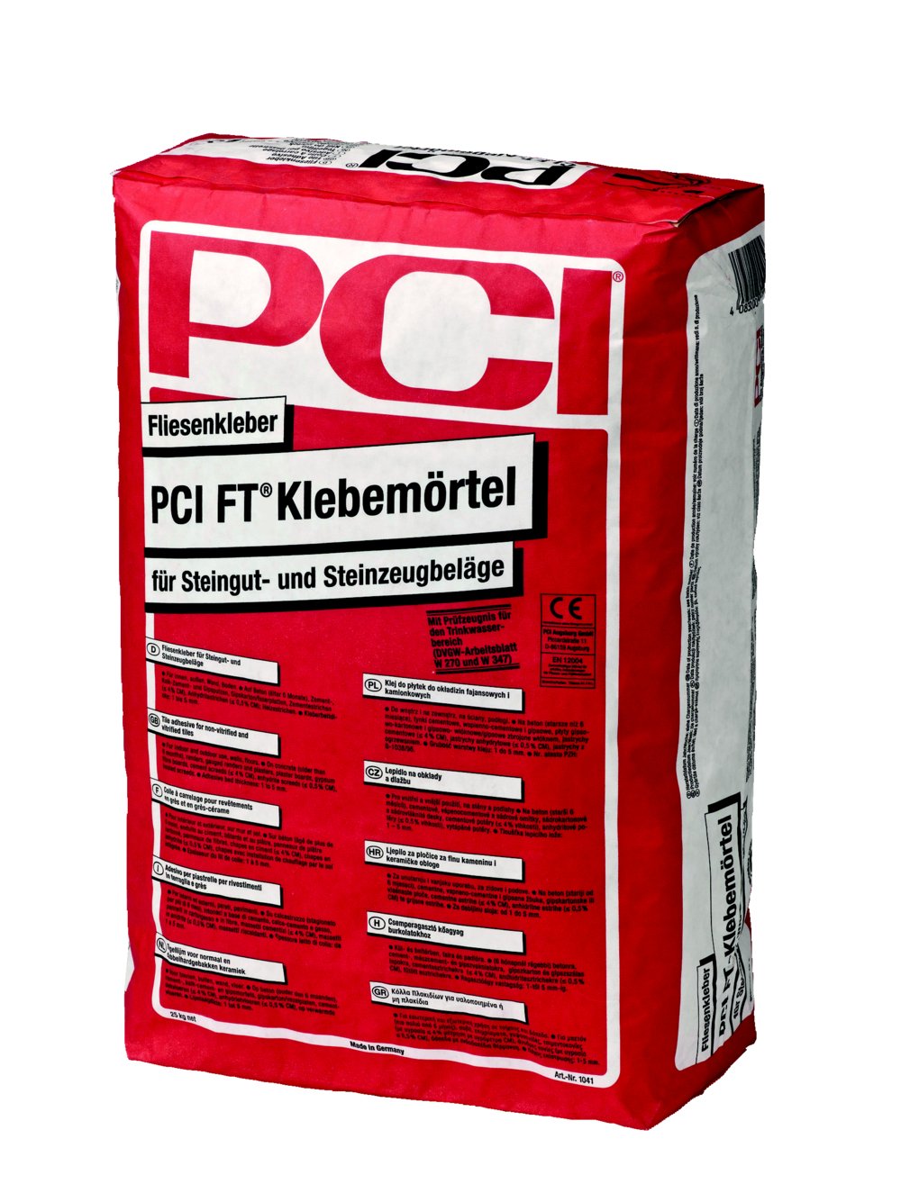 PCI Ft-Klebemoertel Grau 25 kg 1, 1