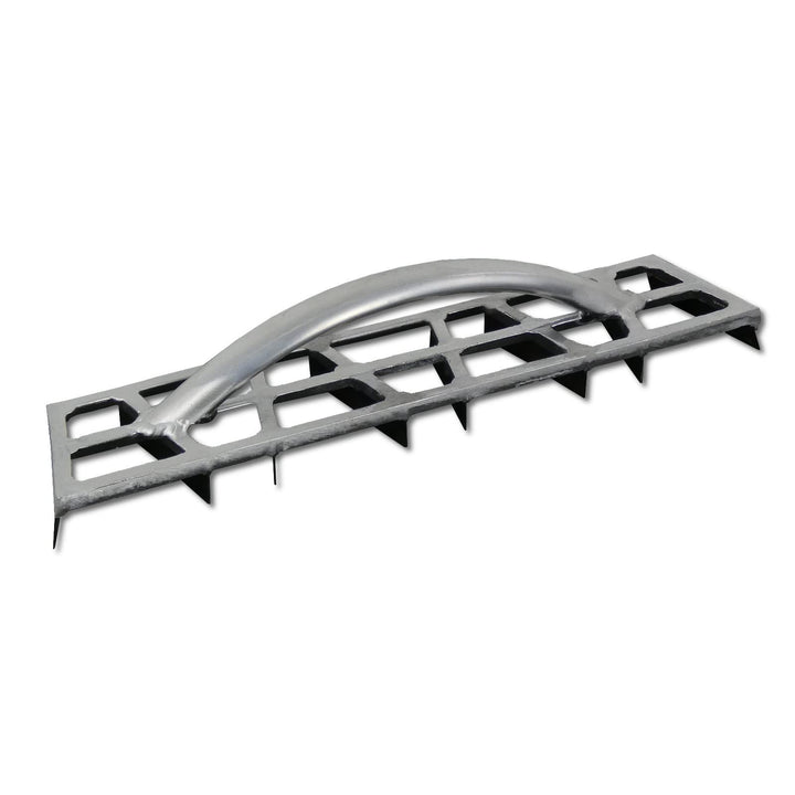 DEWEPRO® Alurabot - Alu-Gipserhobel - Kantenhobel mit 8 Stahlklingen - 465x90mm - Handhobel - Putzho