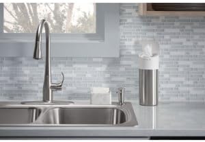 KOHLER Desinfektionsspender (Tücher nicht im Lieferumfang enthalten), Kanister mit Easy One Touch De