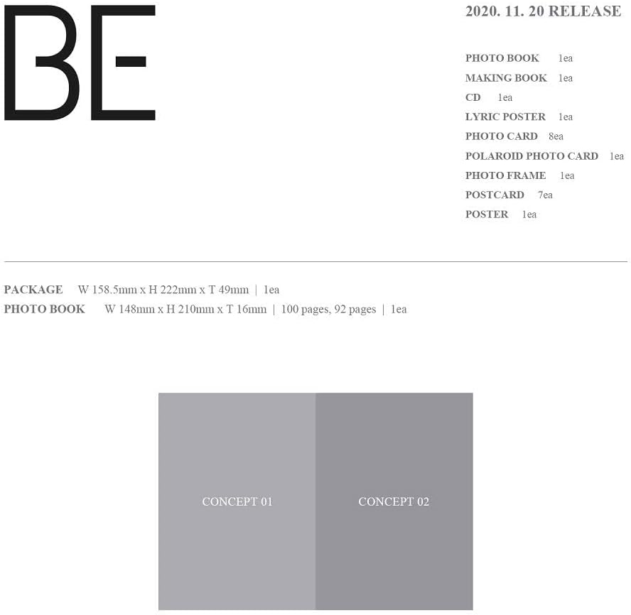[Weverse Shop Vorbestellvorteil] BTS-Bangtan-Boys, BE-Deluxe-Edition-Album + On-Pack-Poster + Extra