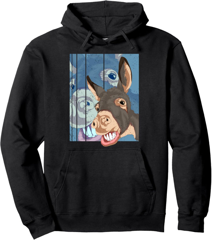 Bauernhof Tier Esel Bauer Landwirtschaft Lustiges Esel Pullover Hoodie