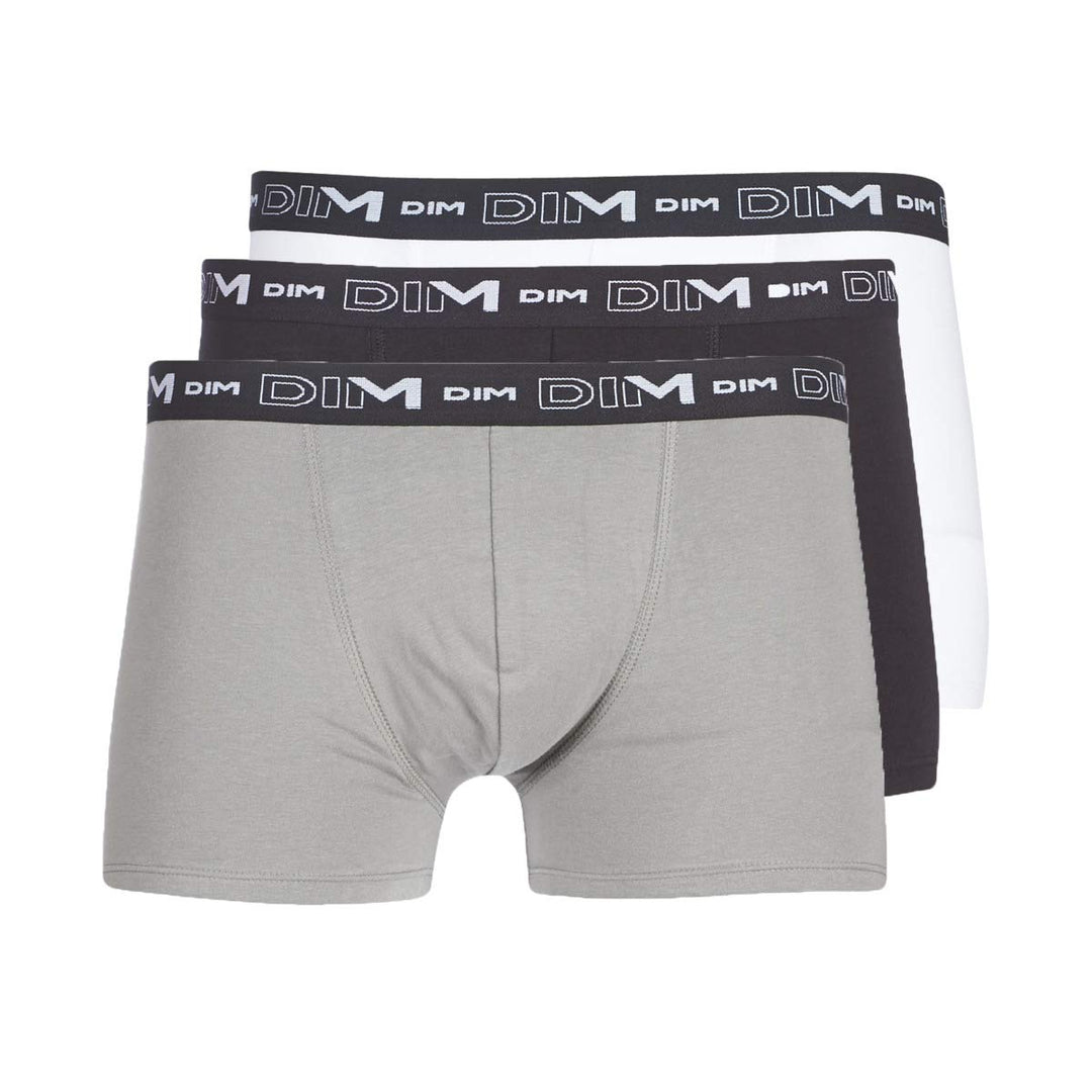 DIM 3er-Pack Boxershorts Thermoregulation Active D041B für Herren, modernes und elastisches Design S