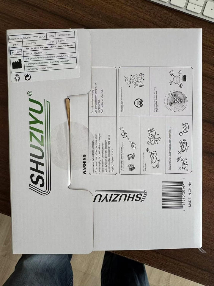 LSHUZIYU 255MMx3MM-3T, 2 Stück, 25.4mm Dorn mit Adapter 22.23-20-16mm, Freischneiderklinge, Freischn