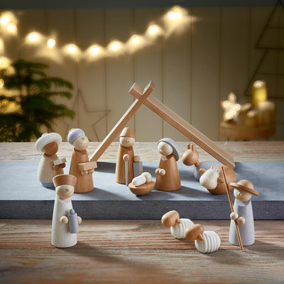 HABA - Weihnachtskrippe aus Holz – Weihnachtsdekoration – Ref.