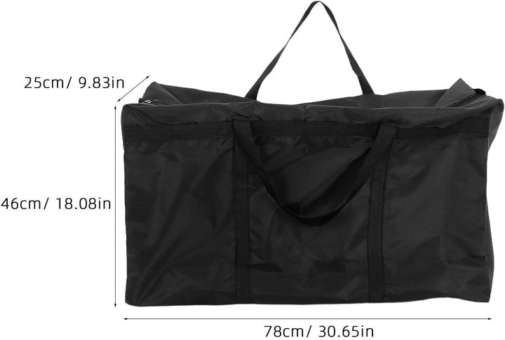 VICASKY Grosse Robustem Aufbewahrungstasche 100l mit Oxford Stoff Reissverschluss Wasserdichtem Desi