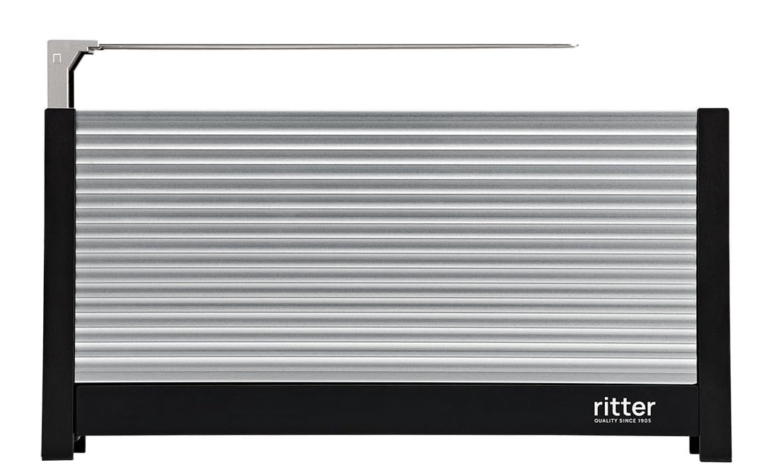 ritter volcano 3 Langschlitz Toaster mit Brötchenaufsatz, extra schmal, Made in Germany