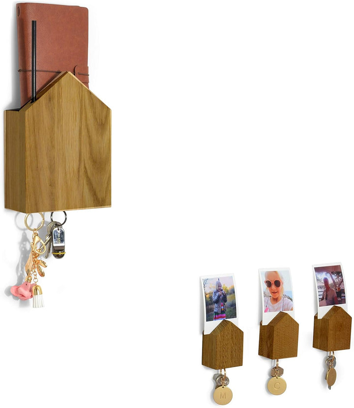 Natuhr magnetisches Schlüsselbrett Logde magnetischer Schlüsselkasten (Eiche geölt), Eiche Geölt