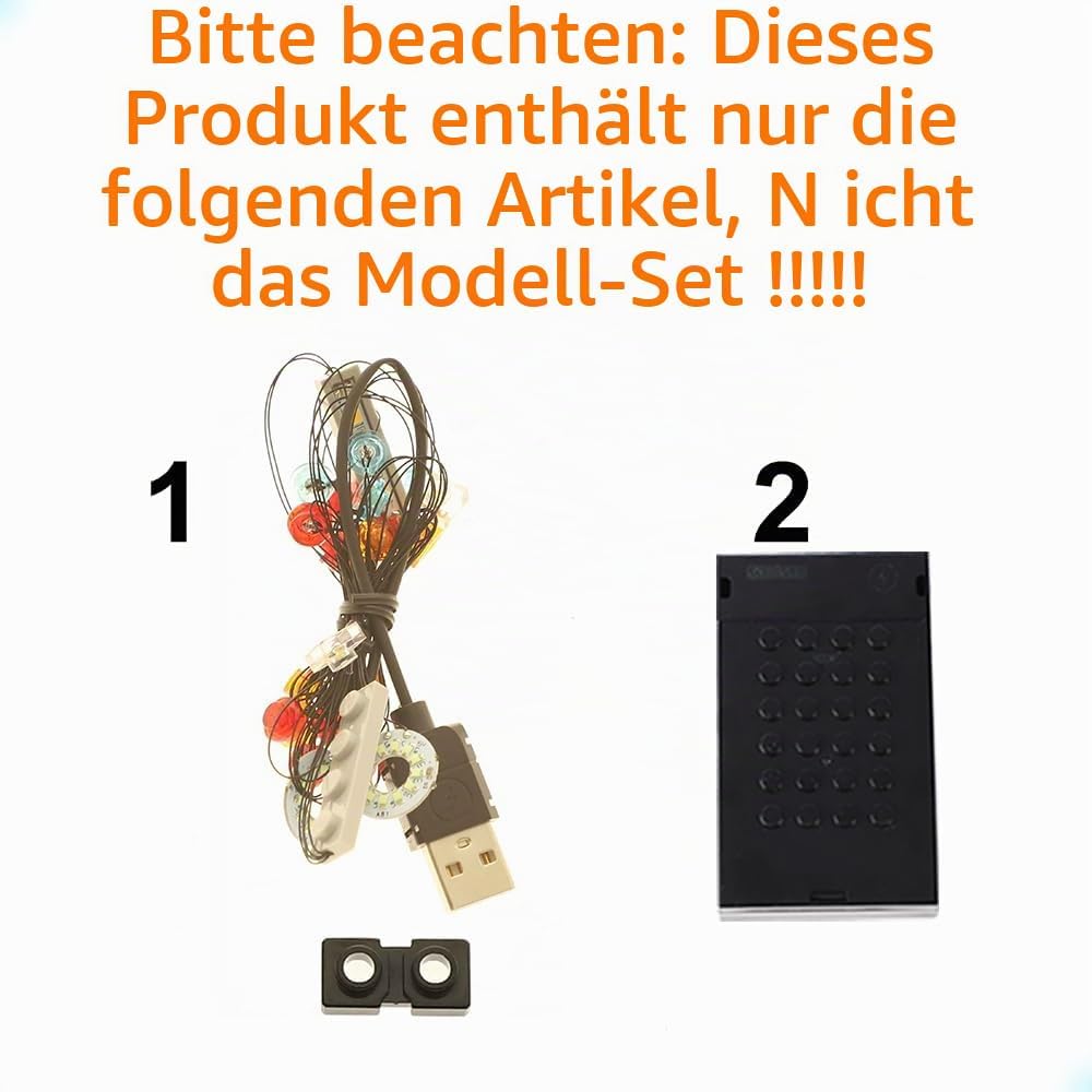 GEAMENT LED Licht-Set Kompatibel mit Lego Schlachtenbus (Battle Bus) Fortnite 77073 Bausteine Modell