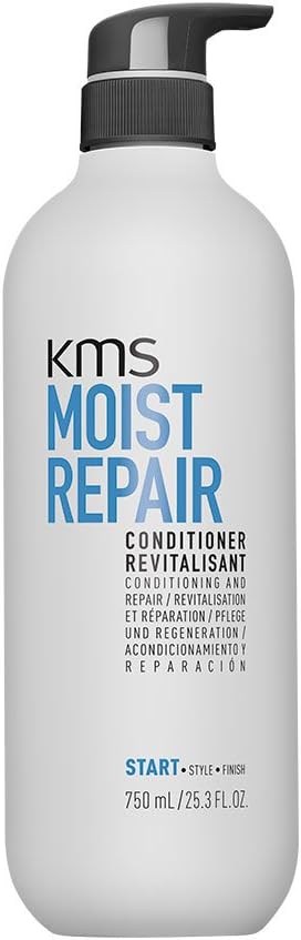 KMS Moist Repair - Shampoo und Conditioner, für trockenes Haar, 750 ml Reparierende Feuchtigkeitspfl