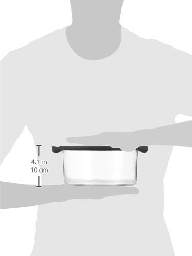 Bodum HOT POT Schale mit Deckel (Spülmaschinen-, Ofen-, Gefrierfach- geeignet, 2,5 liters) schwarz,