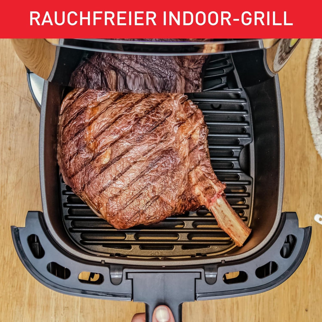Tefal EY8018 Easy Fry & Grill XXL 2-in-1 Heissluftfritteuse, Air Fryer und Grill, Flexcook-Einsatz f
