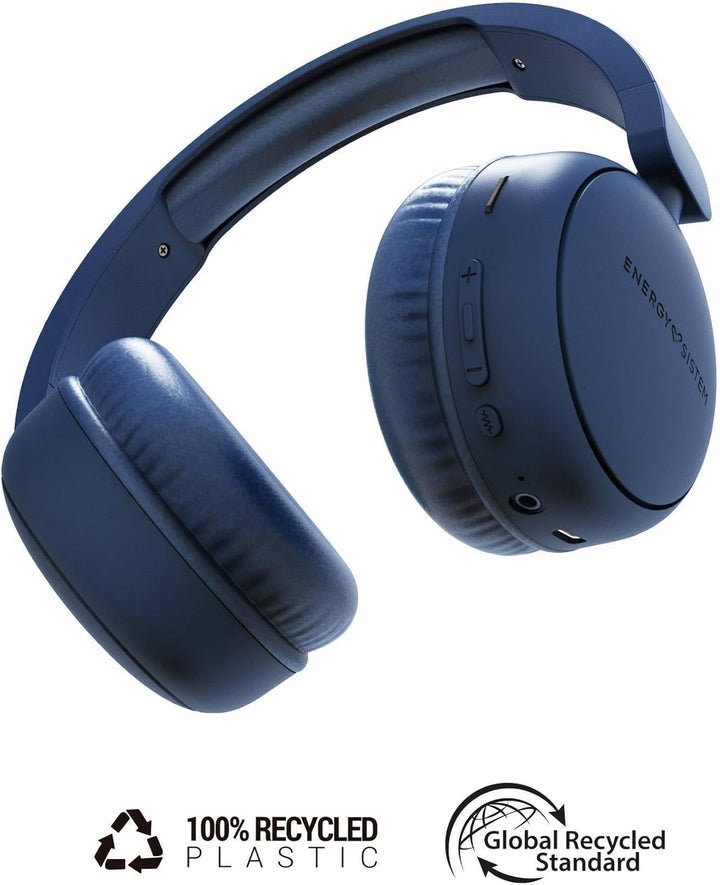 Energy Sistem Radio Color Bluetooth-Kopfhörer mit FM-Radio (100% recycelter Kunststoff, MP3-Player u