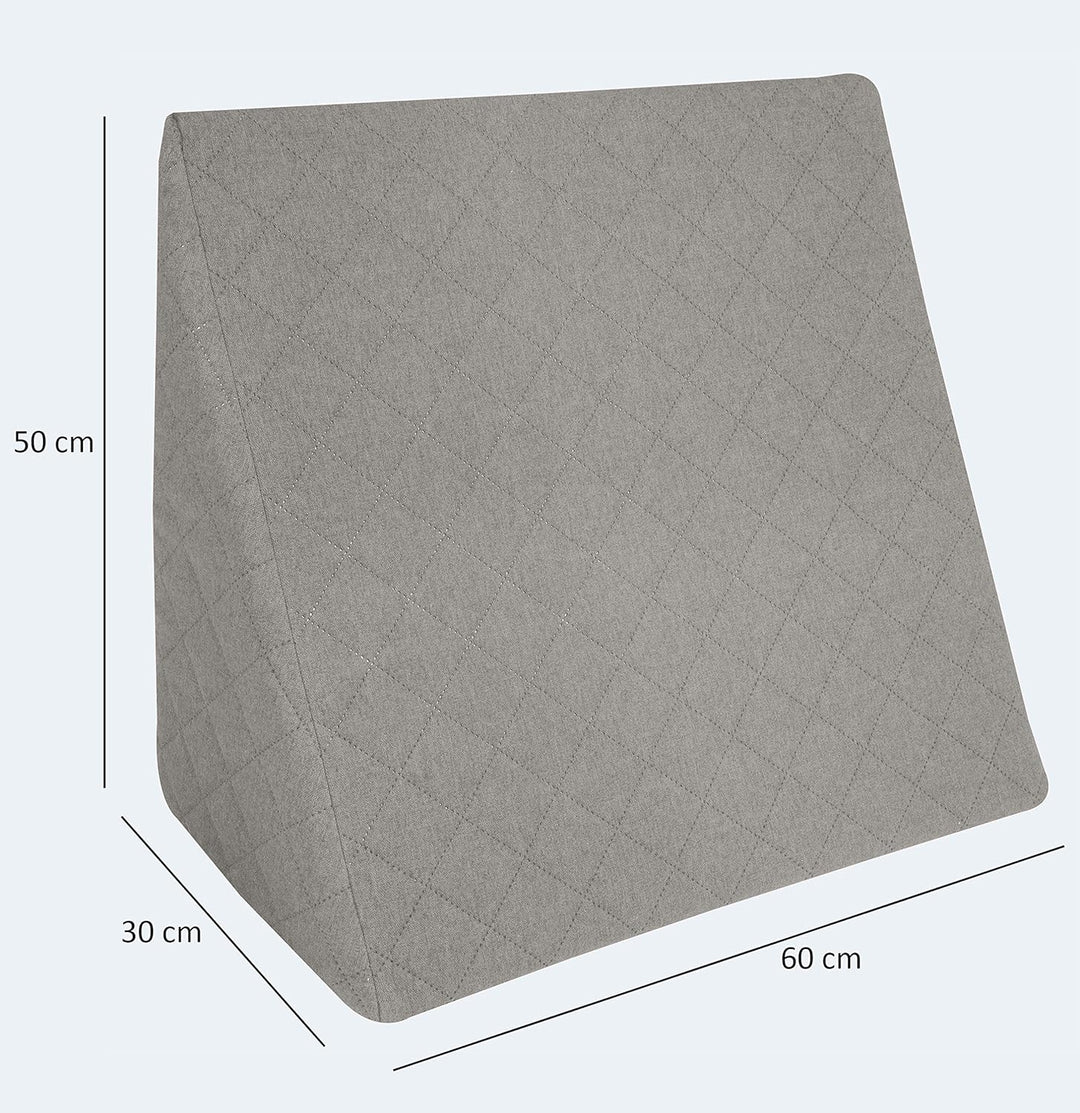 Sabeatex® Rückenkissen, Keilkissen für Couch und Sofa, Lesekissen für bequemes Sitzen. 5 Unifarben f