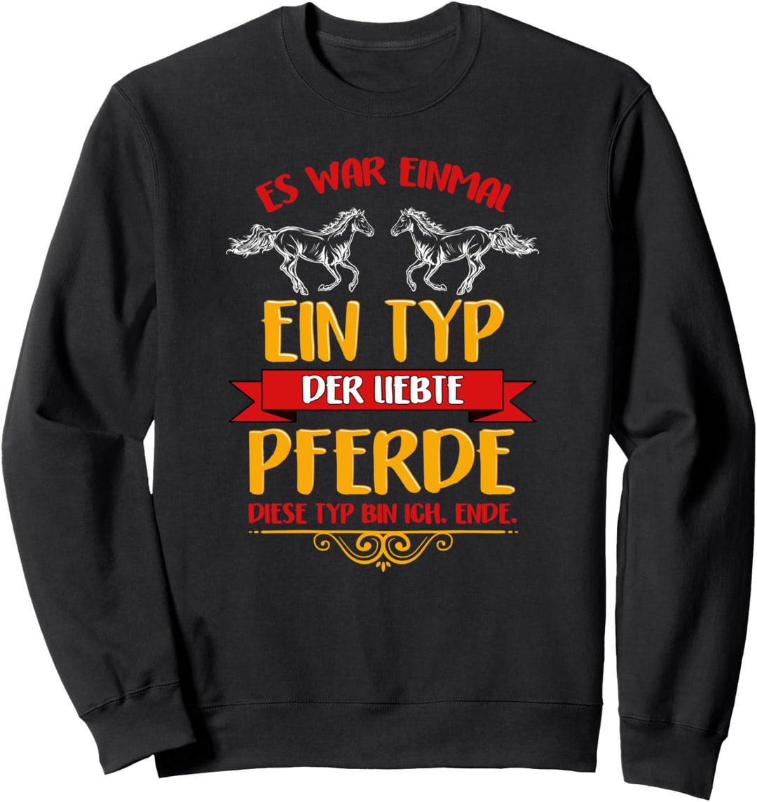 Pferd Dressur Reiten Männer Reiter Pferdejunge Sweatshirt