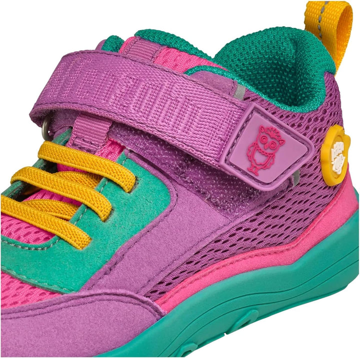 Affenzahn Halbschuh Vegan Cheerly 27 EU Eule Lila, 27 EU Eule Lila