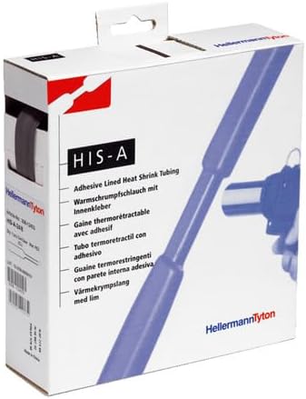 HellermannTyton Schrumpfschlauch HISA-18/6-POX-BK