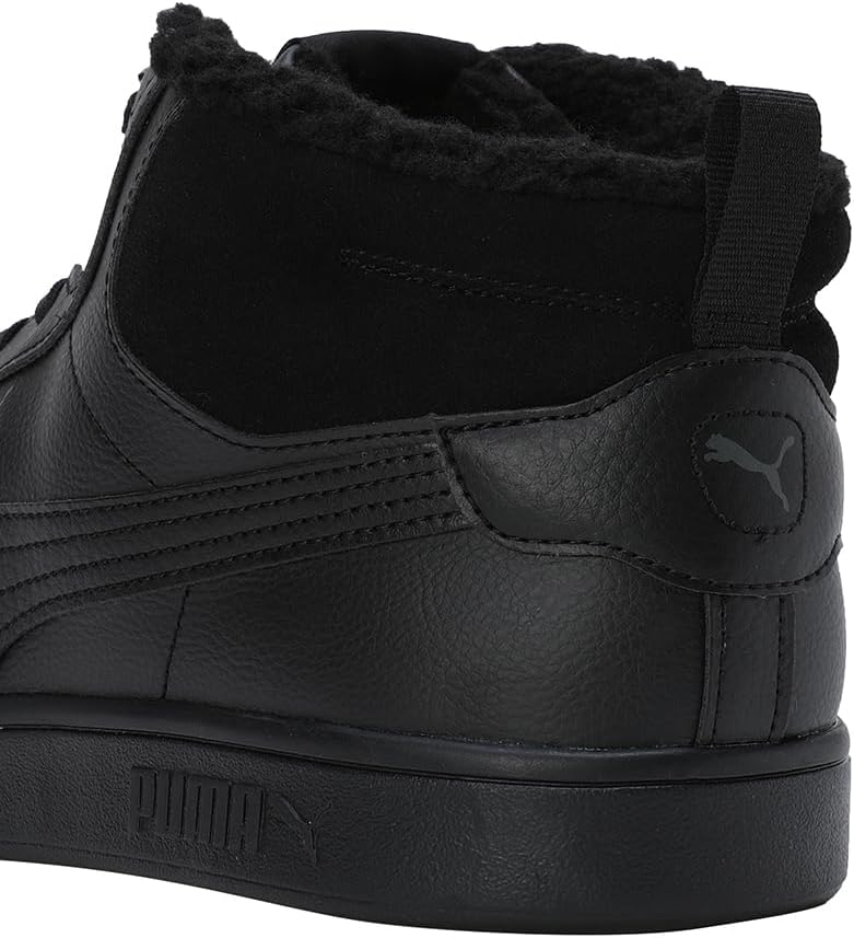PUMA Herren Smash 3.0 Mid WTR Sneaker, Puma Black Shadow Gray