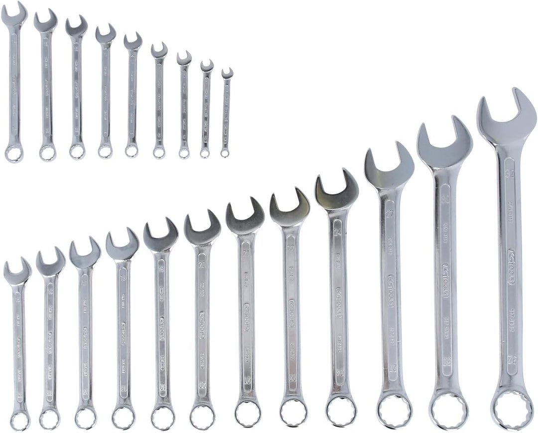 KS Tools 517.0043 Ringmaulschlüssel-Satz, abgewinkelt, 21-tlg 6-32mm