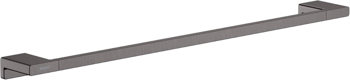 hansgrohe Handtuchstange AddStoris, Badetuchhalter 64.8cm, Handtuchhalter, Brushed Black Chrome 648m
