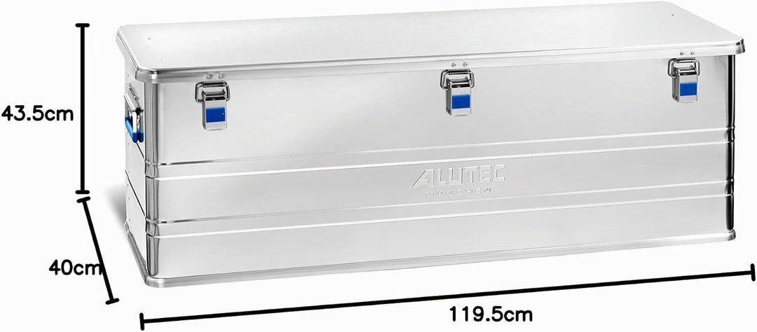 ALUTEC Aluminiumbox Comfort 153 (Inhalt 153 l, Innenmasse (LxBxH) 1150 X 350 X 381 mm, Staub-/spritz
