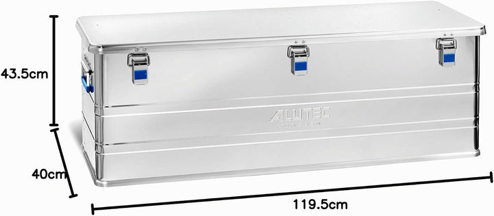 ALUTEC Aluminiumbox Comfort 153 (Inhalt 153 l, Innenmasse (LxBxH) 1150 X 350 X 381 mm, Staub-/spritz