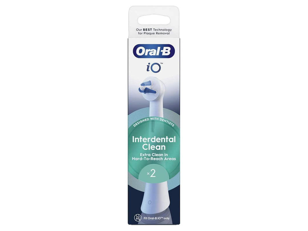 Oral-B iO Spezialisierte Reinigung Aufsteckbürsten für elektrische Zahnbürste, 2 Stück, Oral-B’s bes