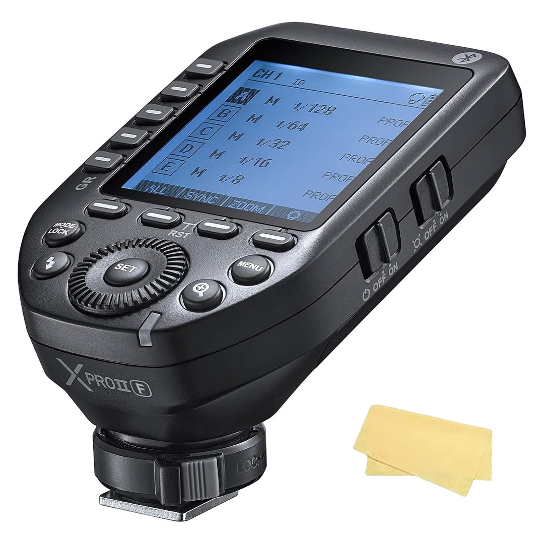 Godox XproII F Flash Trigger Kamera Wireless Blitzauslöser LCD Display Sender,Drahtloser Blitzauslös