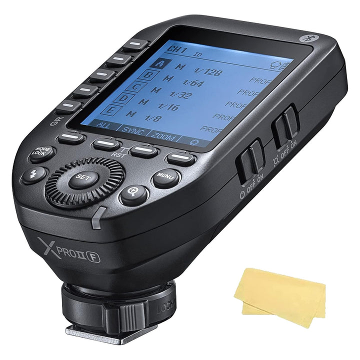 Godox XproII F Flash Trigger Kamera Wireless Blitzauslöser LCD Display Sender,Drahtloser Blitzauslös