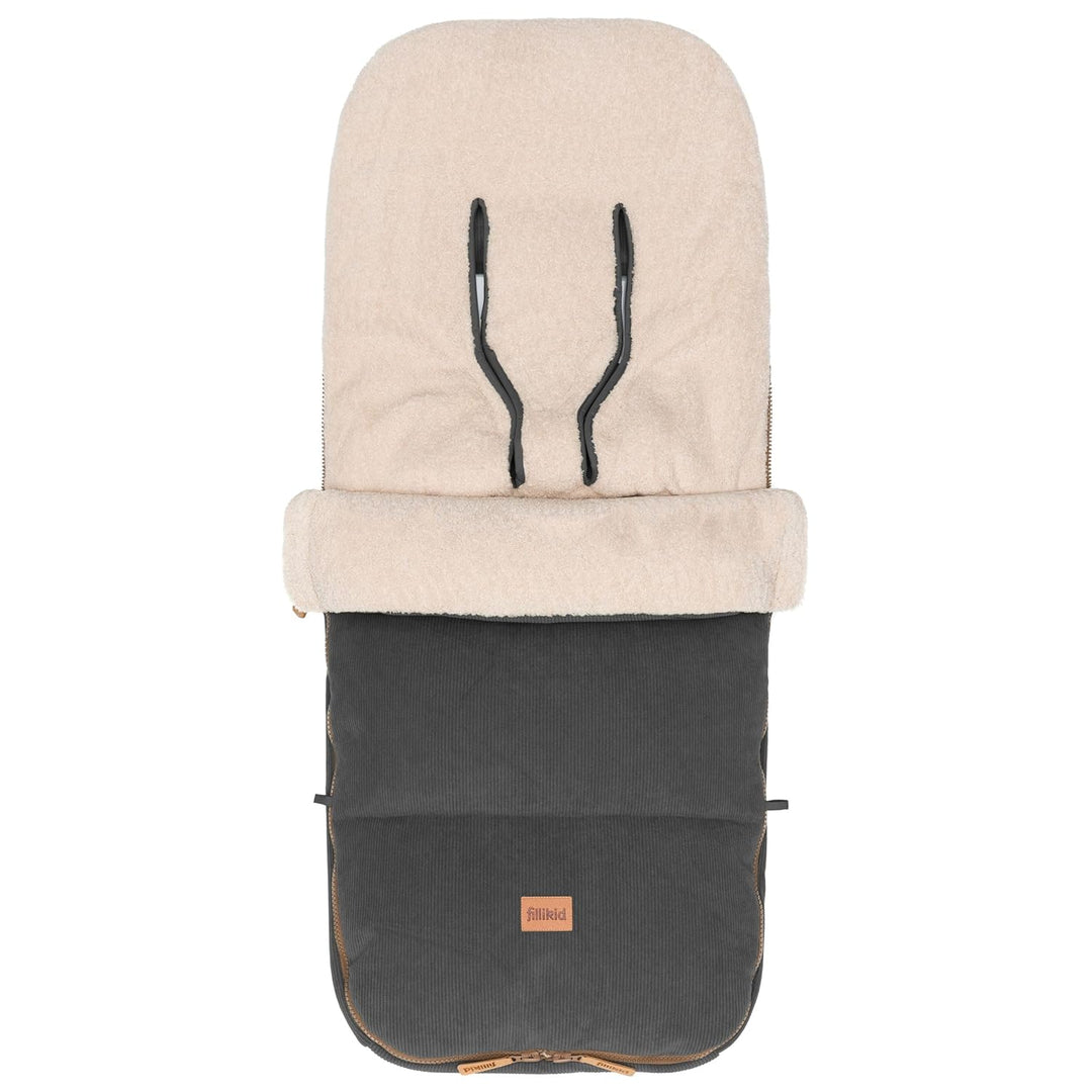 Fillikid Winterfusssack Kinley Exklusiv | warmer Babyfusssack mit Coral Fleece | wind- & wasserabwei