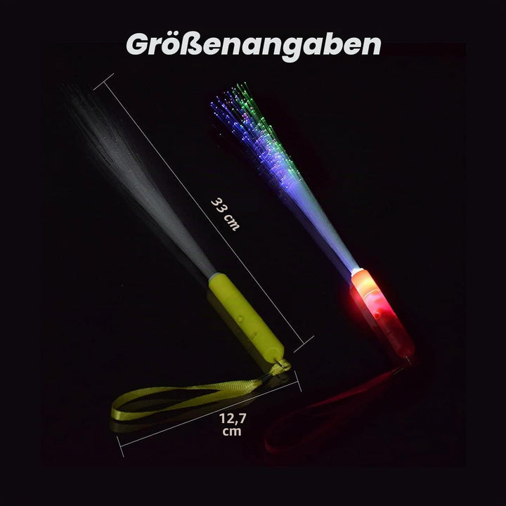 Senhui 12 Leuchtstäbe Partyzubehör, 3 Modi Farbe blinkende LED-Lichtstäbe Glow in the Darkness Stick