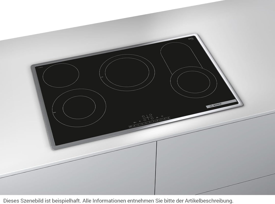 Bosch PKC845FP1D Serie 6 Cerankochfeld (autark), 80 cm breit, Made in Germany, Bräterzone für grosse