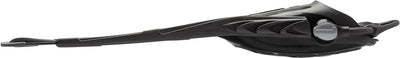 Cressi Reaction EBS Fins - Hochleistungstauchflossen mit EBS Strap S/M (39/42) Schwarz/Silber, S/M (