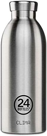 24Bottles Clima Flasche - 330ml/500ml/850ml Thermosflasche mit 100% Versiegeltem Deckel (12 Stunden