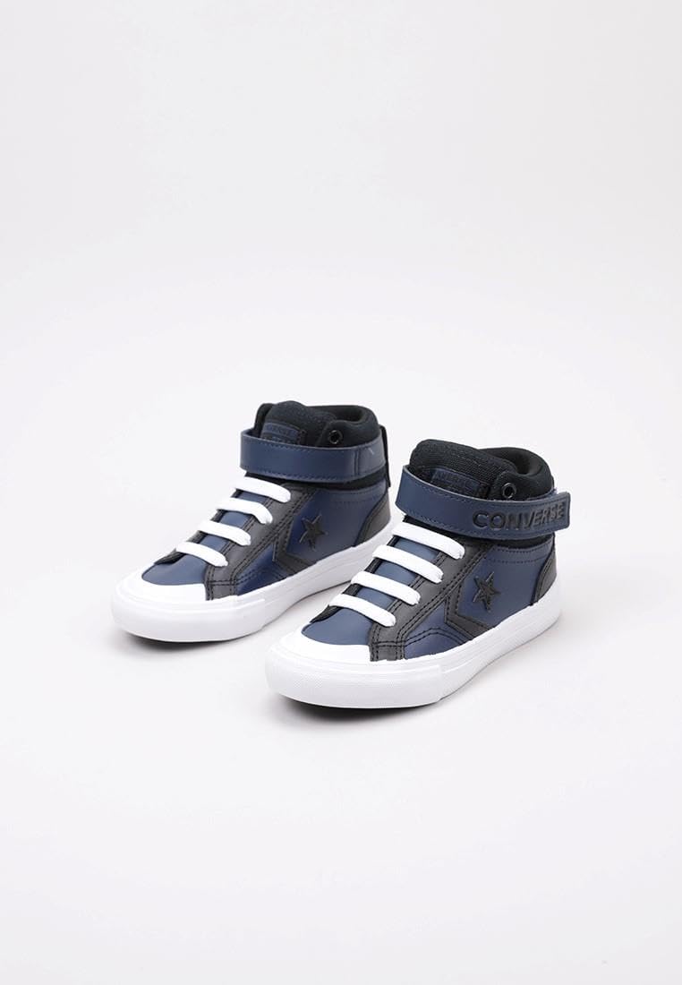 Converse Pro Blaze Strap Sneaker blu da Bambino A04836C 30 EU Navy Black White, 30 EU Navy Black Whi