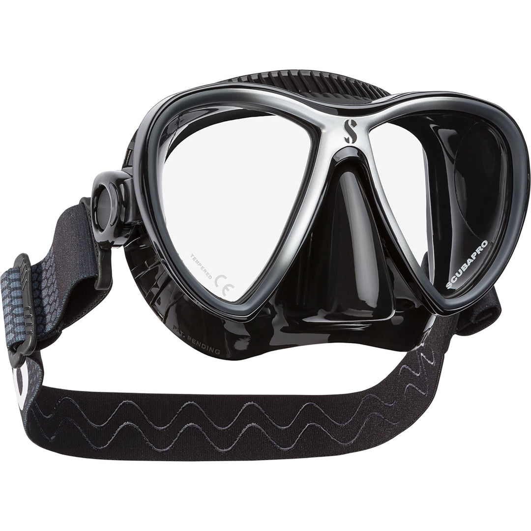 Scubapro Synergy Twin Mask with Comfort Strap klar/blau, klar/blau