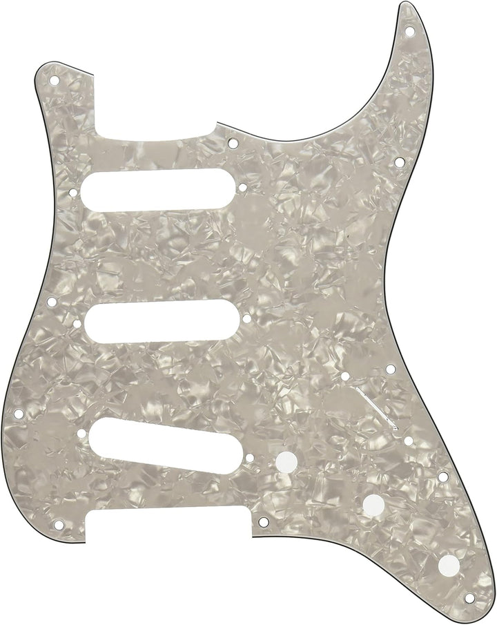 Fender 099-2140-000 Standard Stratocaster Pickguard SSS White Pearl - Pickguard