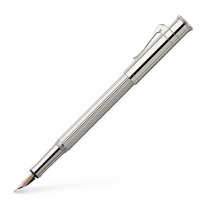 Graf von Faber-Castell 145561 - Füllfederhalter Classic, platiniert, Federbreite F