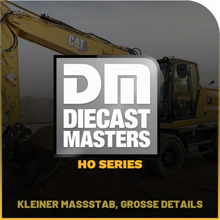 Diecast Masters 85177 - Caterpillar Mobilbagger M318D, detailgetreues H0 CAT Baufahrzeug in Metallbo