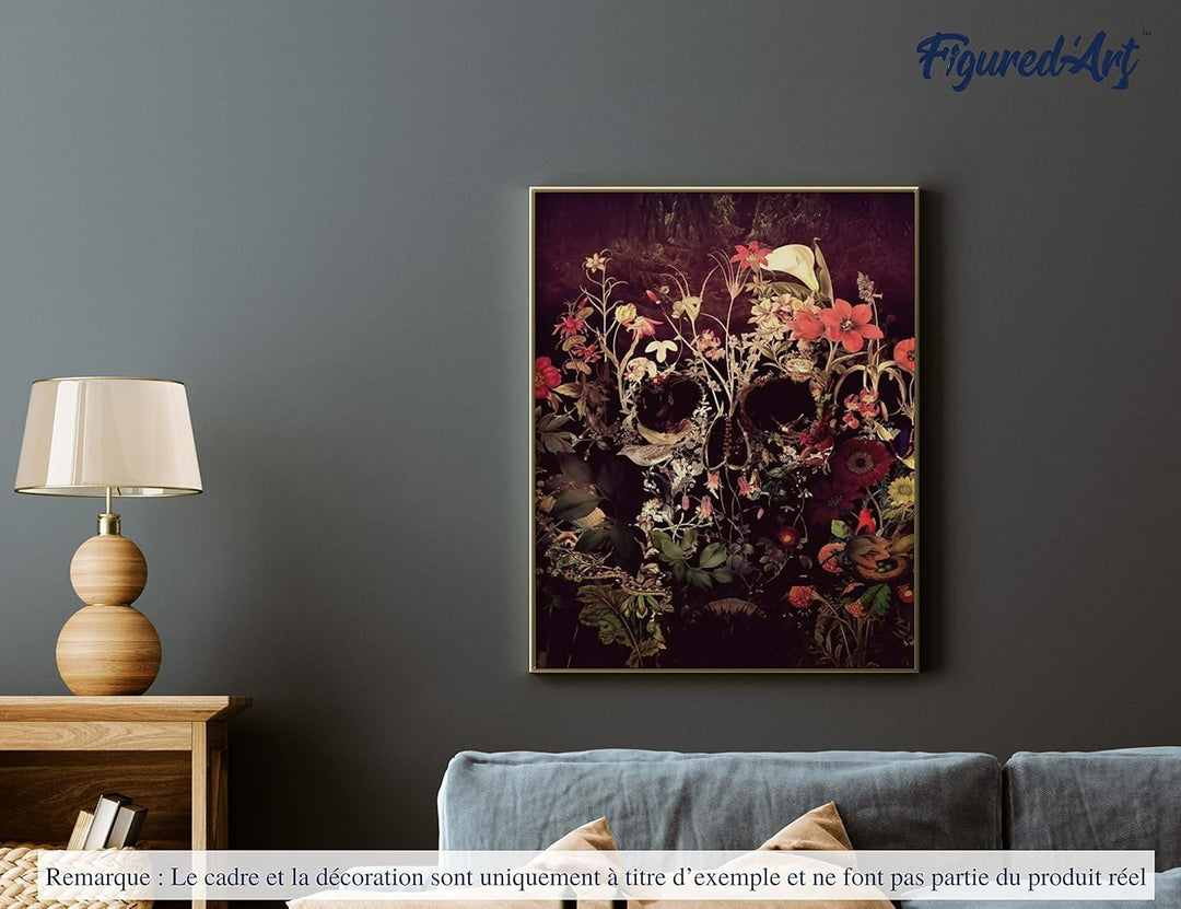 Figured'Art Malen Nach Zahlen Erwachsene Mit Rahmen Vase Pfingstrosen - Paint by Numbers Basteln DIY