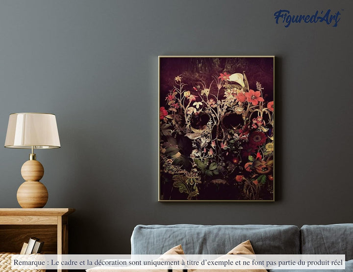 Figured'Art Malen Nach Zahlen Erwachsene Mit Rahmen Vase Pfingstrosen - Paint by Numbers Basteln DIY