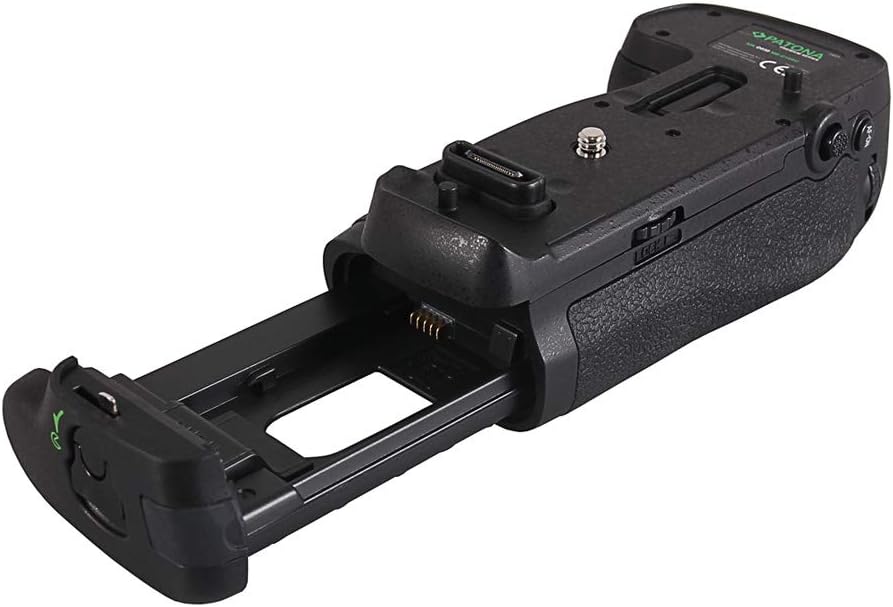 PATONA 1493 - Ersatz für Batteriegriff Nikon MB-D18 für D850 mit IR-Fernauslöser (Batteriefach für 1