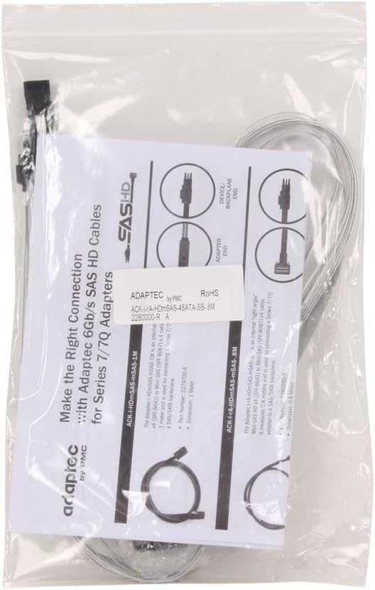 Adaptec Microsemi I-RA-HDMSAS-4SATA-SB 0.8 m 6 Gbit/s Grey