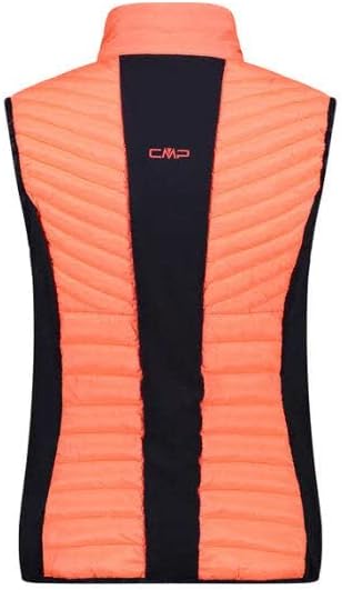 CMP Damen Hybrid Weste Steppweste 38 RED FLUO, 38 RED FLUO